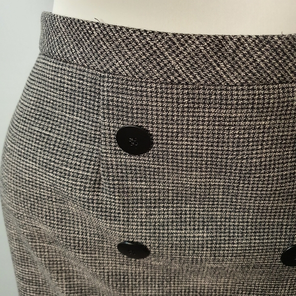Veronika Maine Houndstooth Midi Skirt  Size 14 - Picture 6 of 9